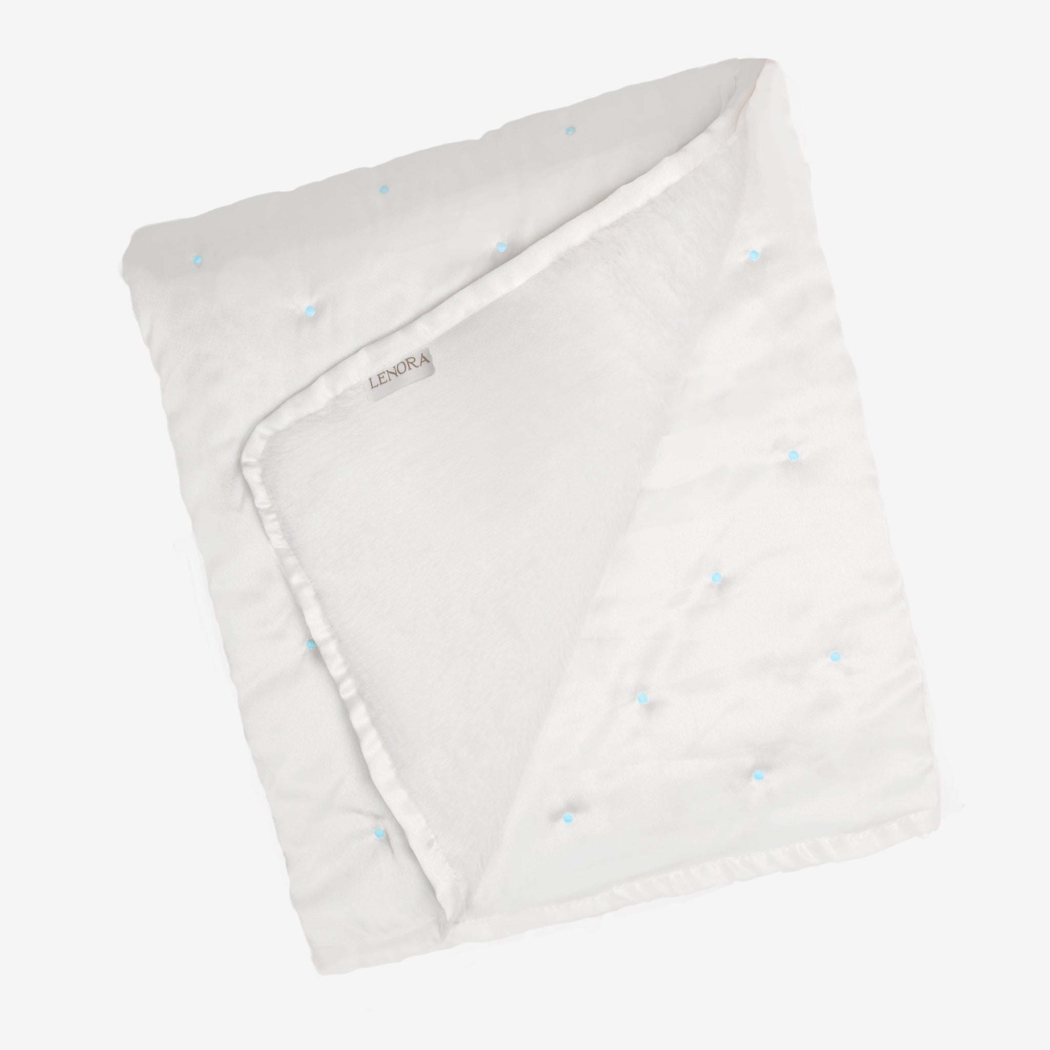 BABY SATIN FUR BLANKET