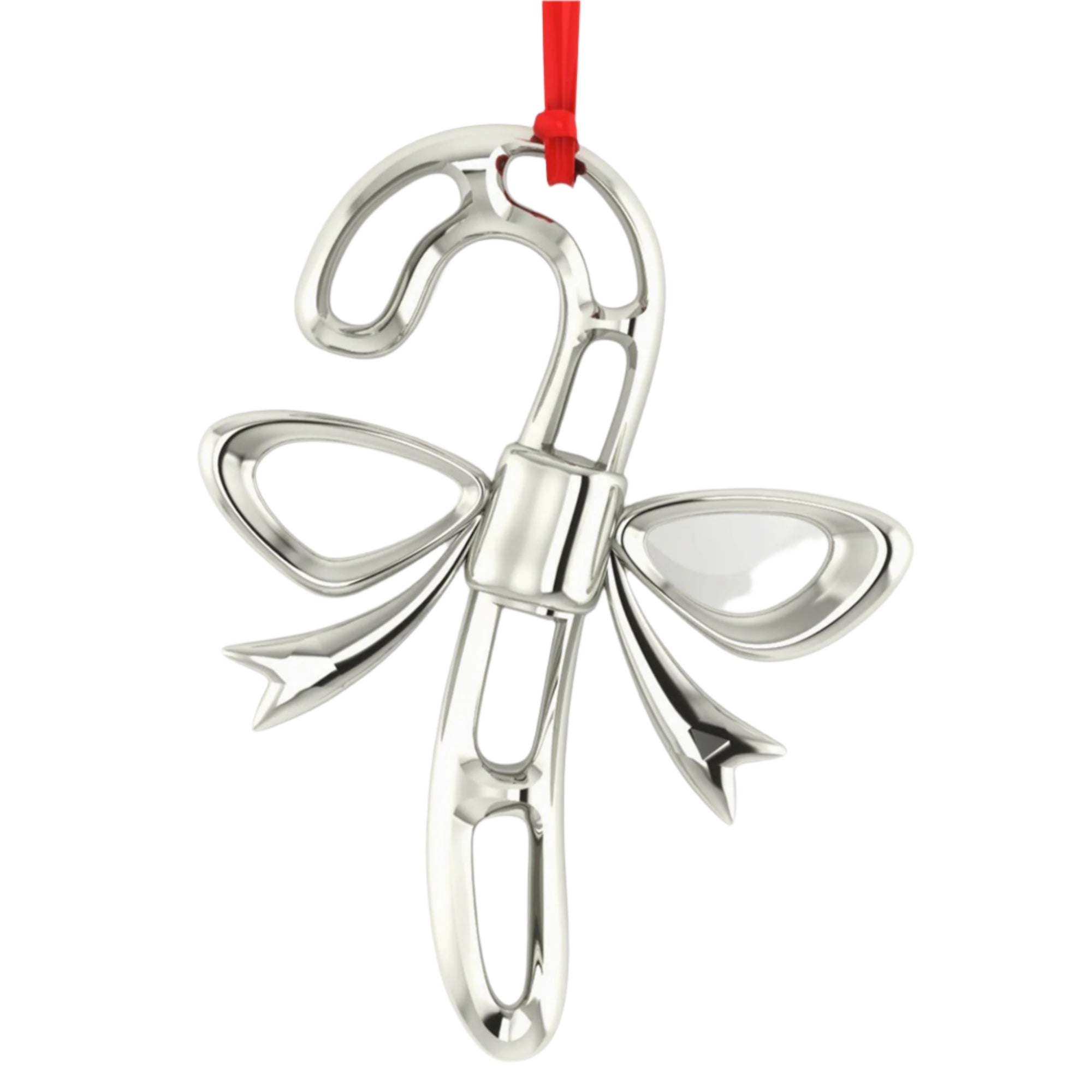 Sterling Silver Candy Cane Ornament by Krysaliis