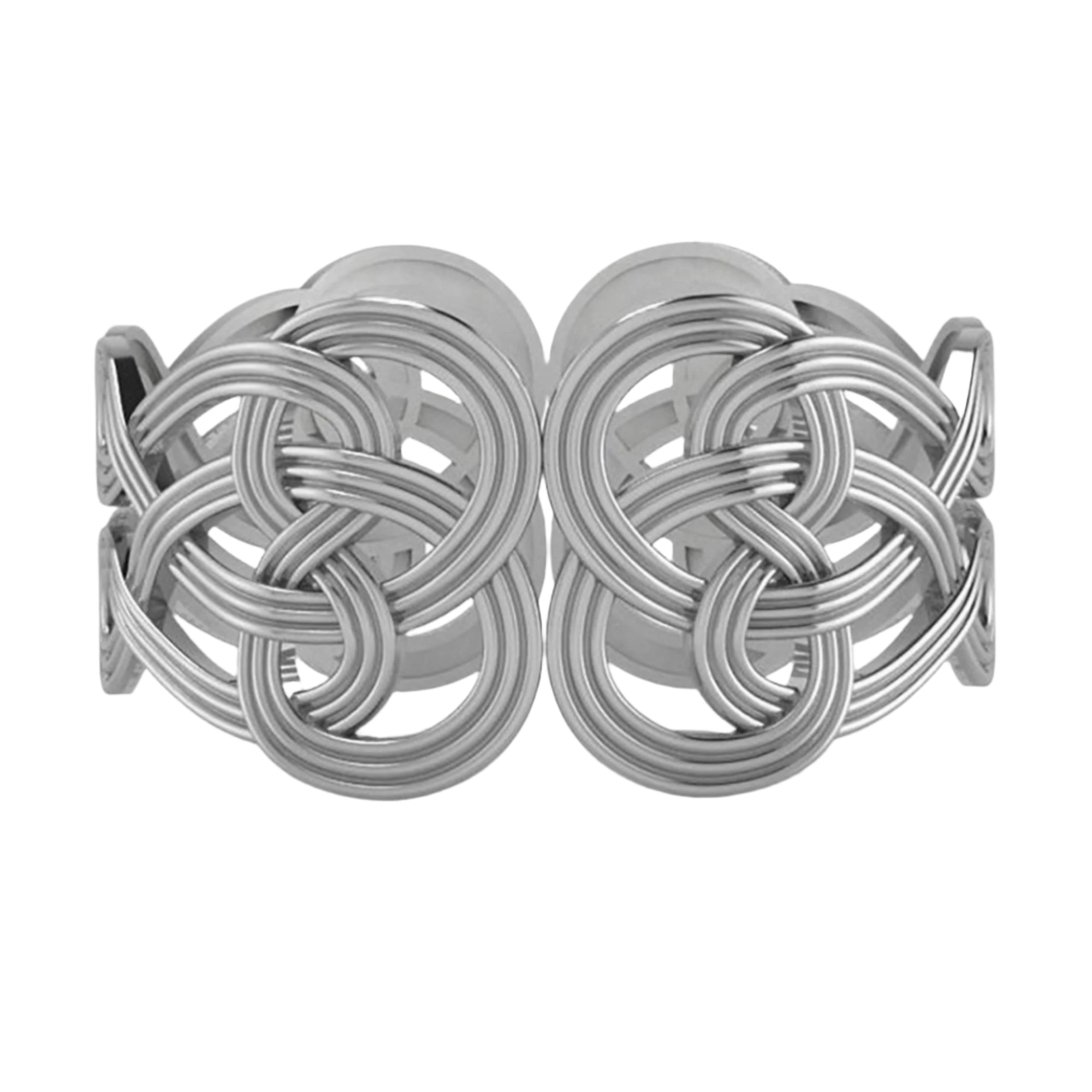 Le Nouveau Silver-plate Napkin Rings by Krysaliis - Set of 4
