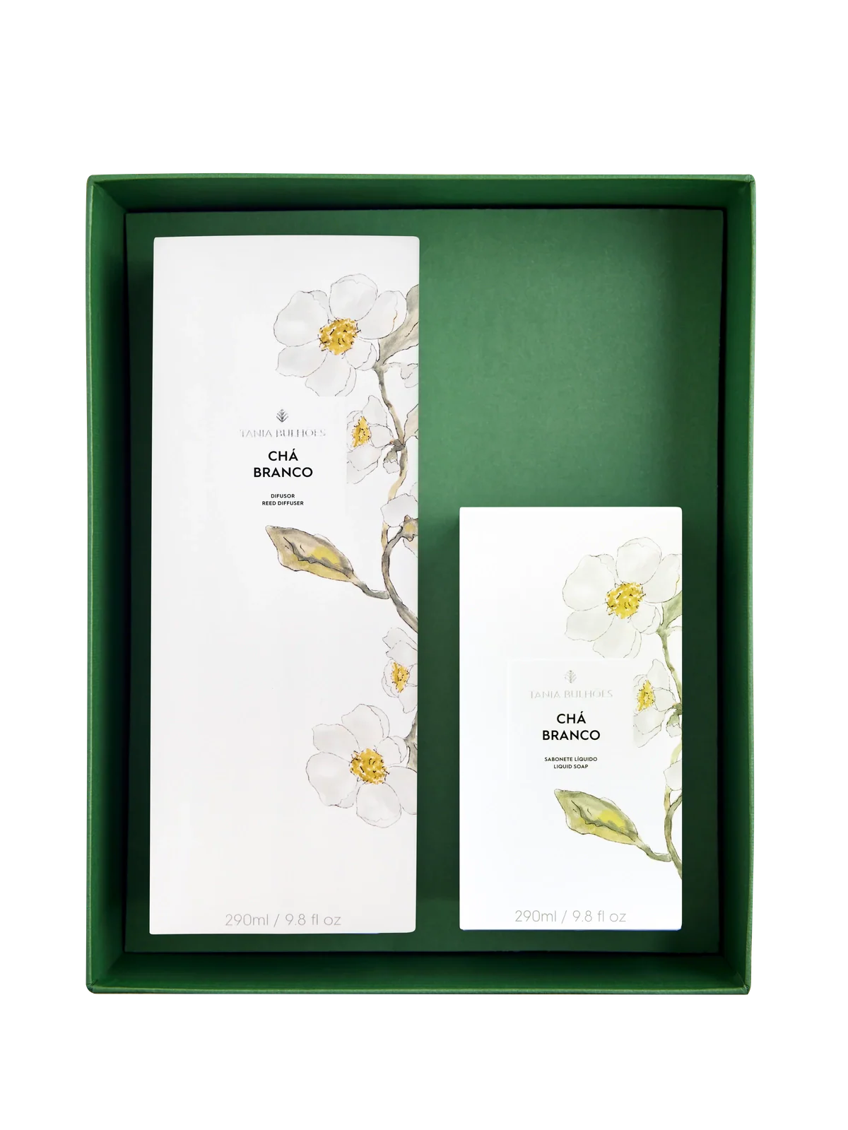 Kit Cha Branco Reed Diffuser & Liquid Soap (set of 2)