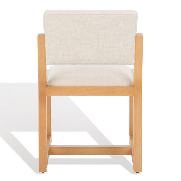 Galileo Beige Linen Dining Chair - The Mayfair Hall