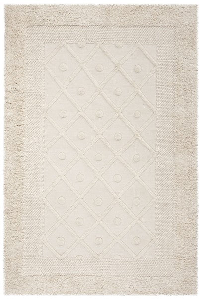 Kenya Moroccan Wool Rug in Ivory