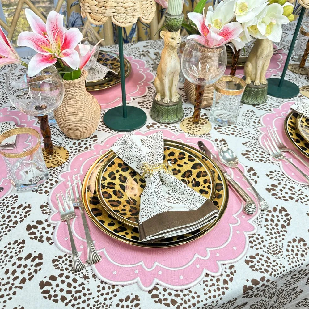 Ava Placemat - Pink (Set of 4) - The Mayfair Hall