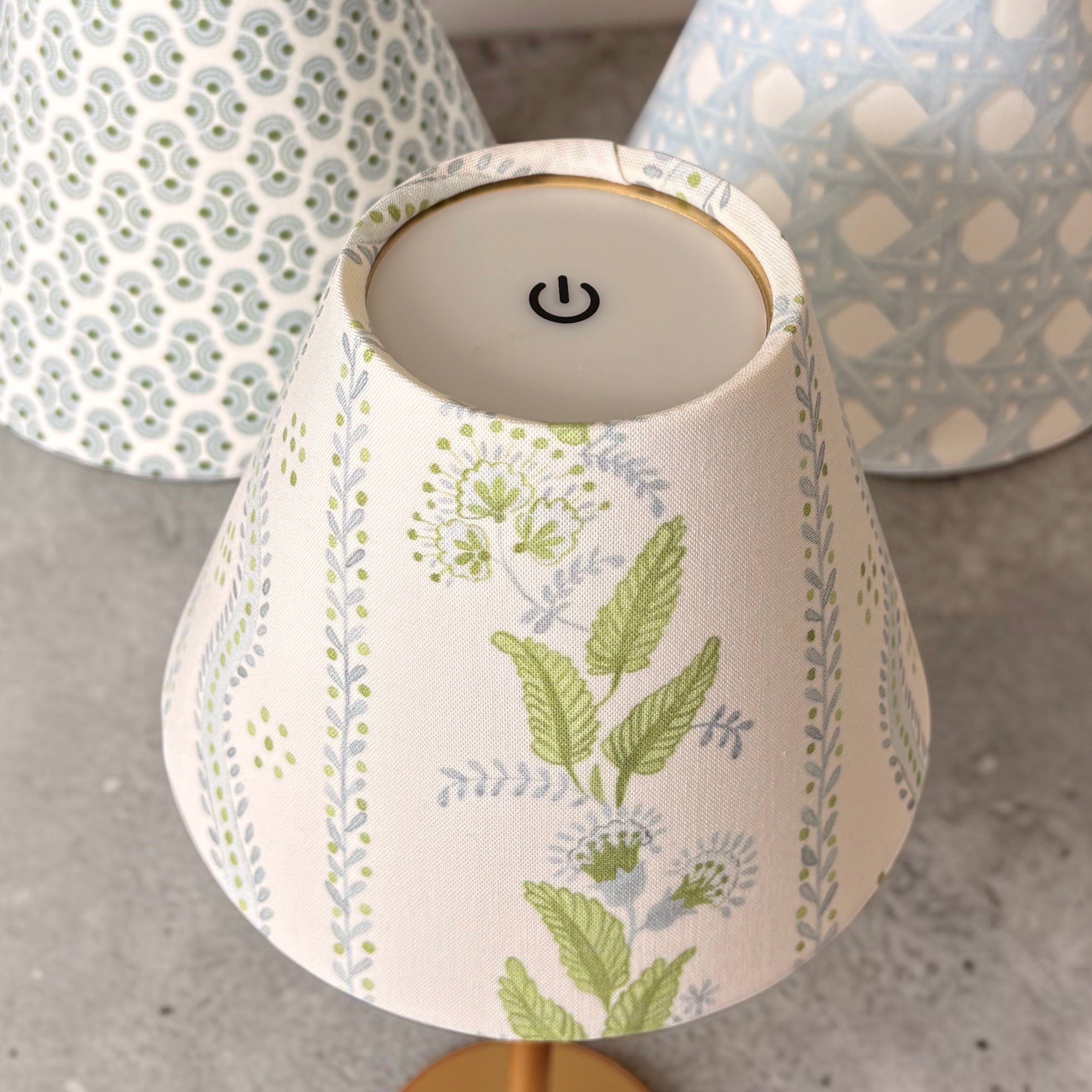 LED Lamp Shade Cover  | Blue Rattan