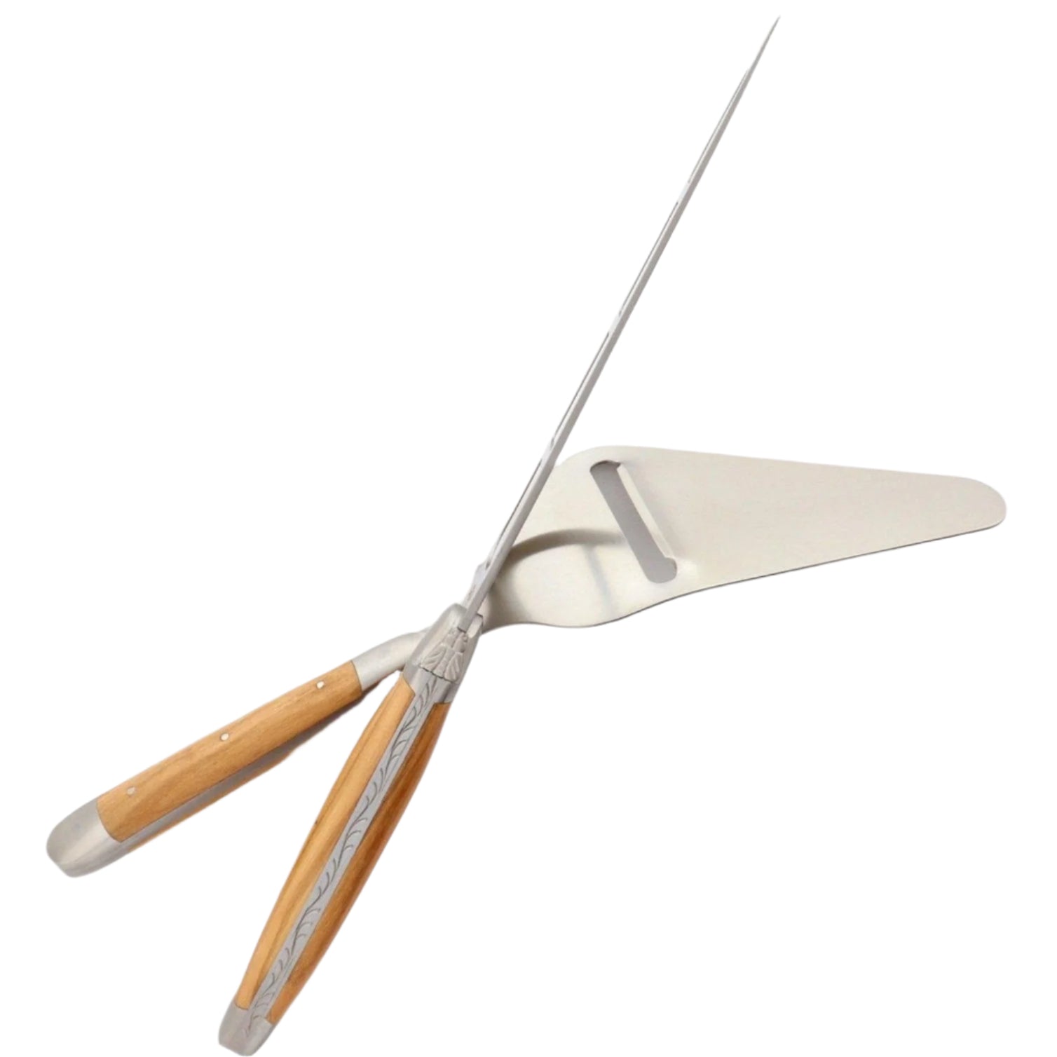 Laguiole Cheese Set "Barthélemy" - Olive Wood Handle - By Forge de Laguiole