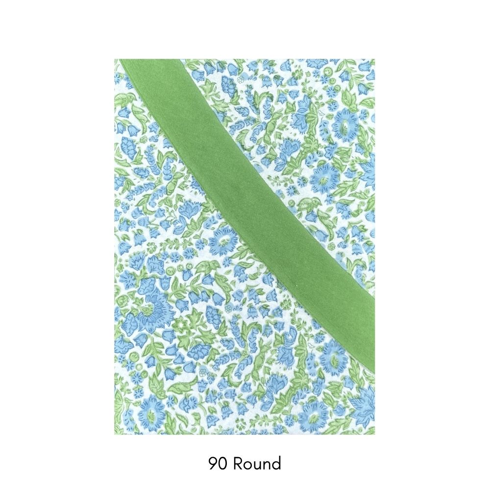 Larkspur & Bramble: Blue & Green - Tablecloth