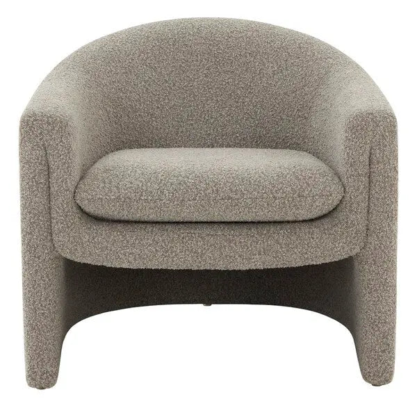 Laylette Light Grey Boucle Accent Chair - The Mayfair Hall