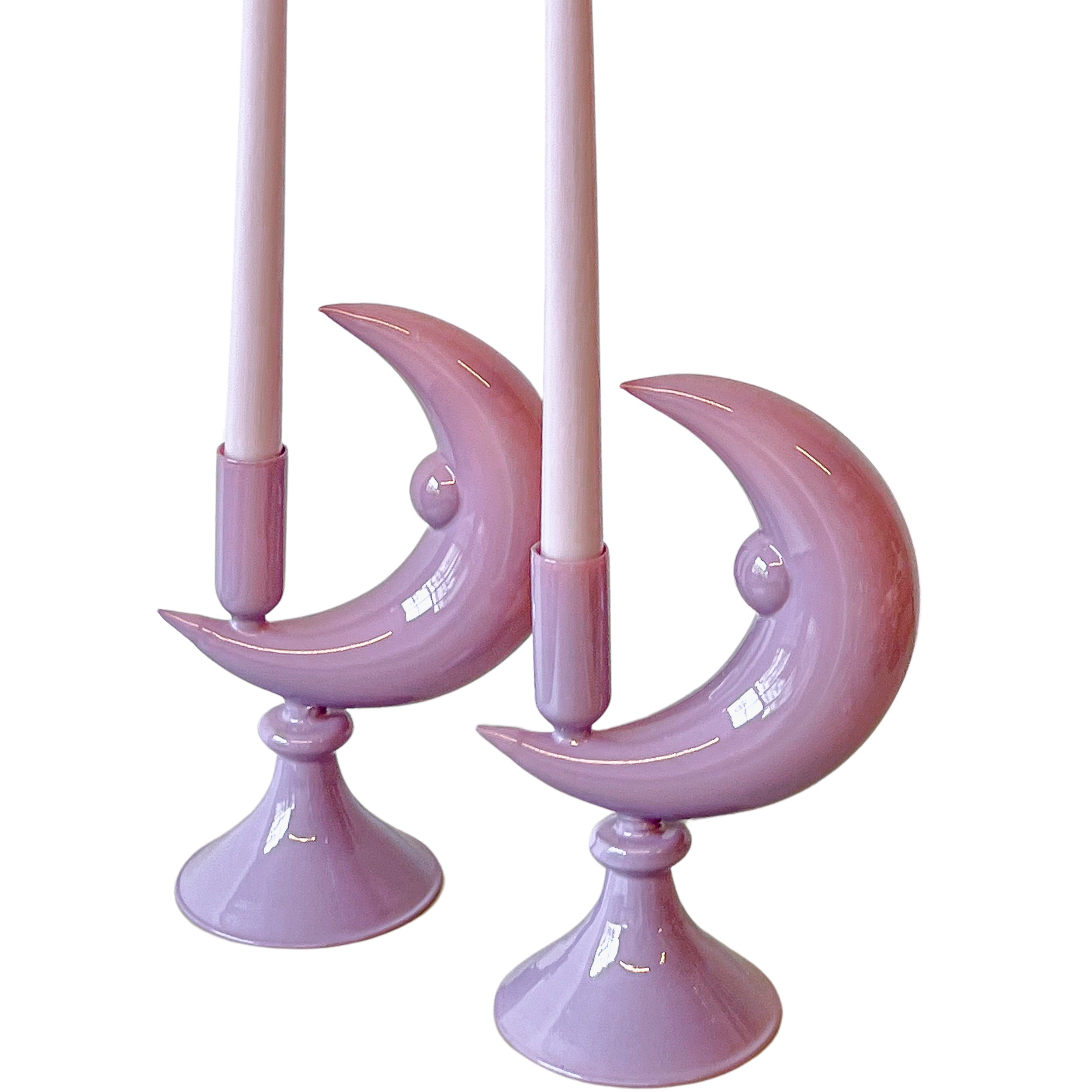 Extra Tall Hush Taper Candle in Lilac (1 Case of 25 Candles)
