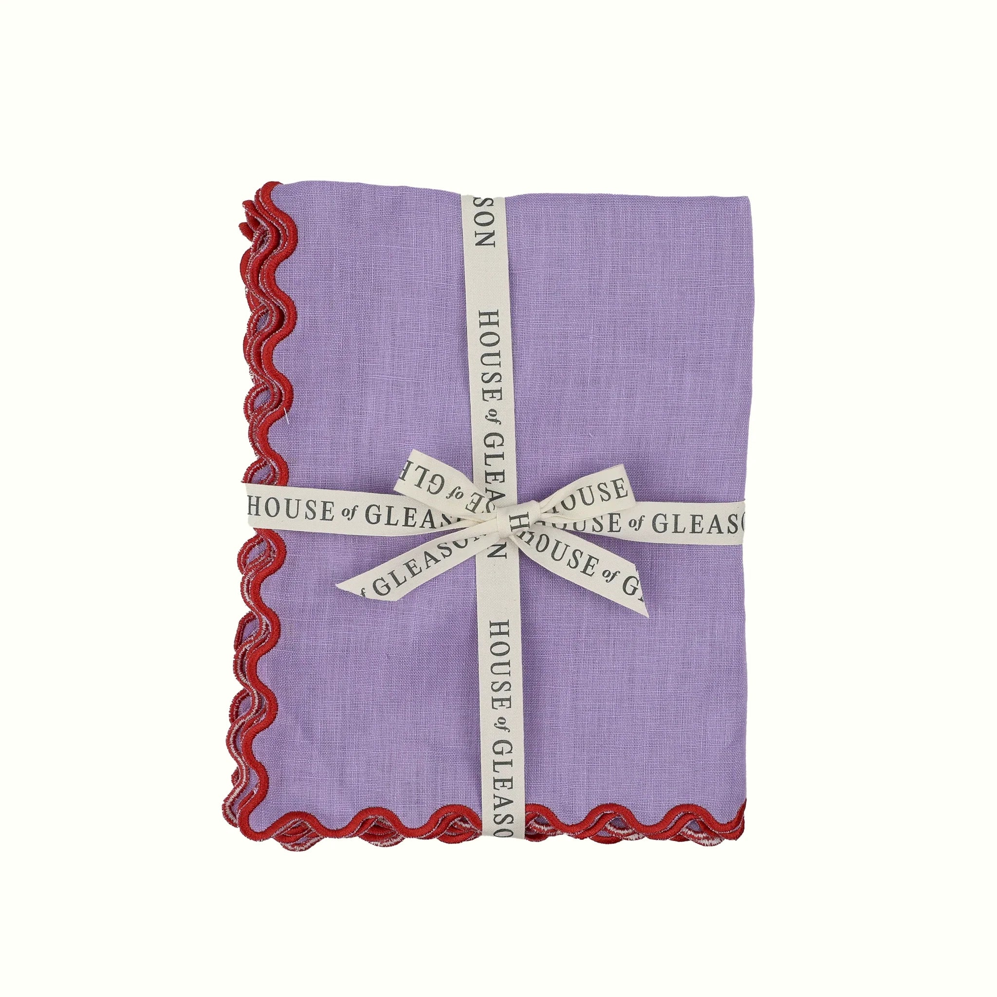 The Vivienne Linen Placemats - Lilac - The Mayfair Hall