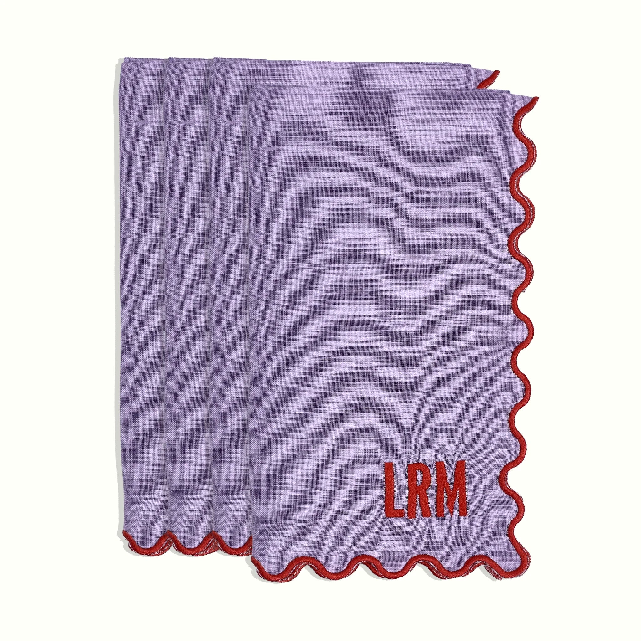 The Vivienne Dinner Napkins - Lilac - The Mayfair Hall