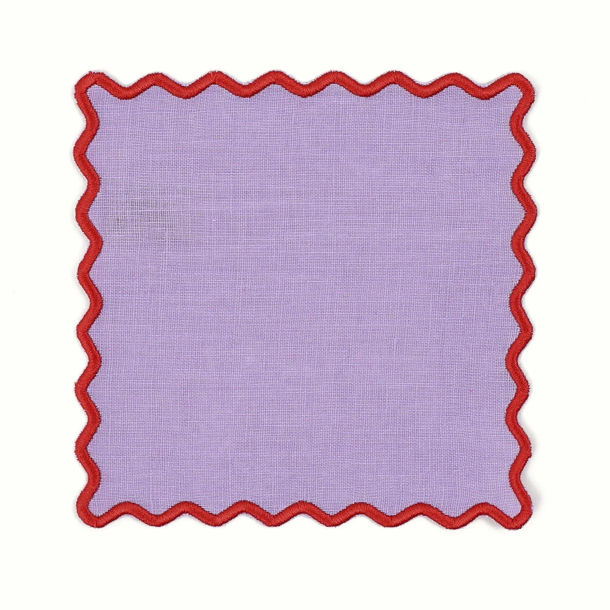 The Vivienne Square Cocktail Napkins - Lilac - The Mayfair Hall