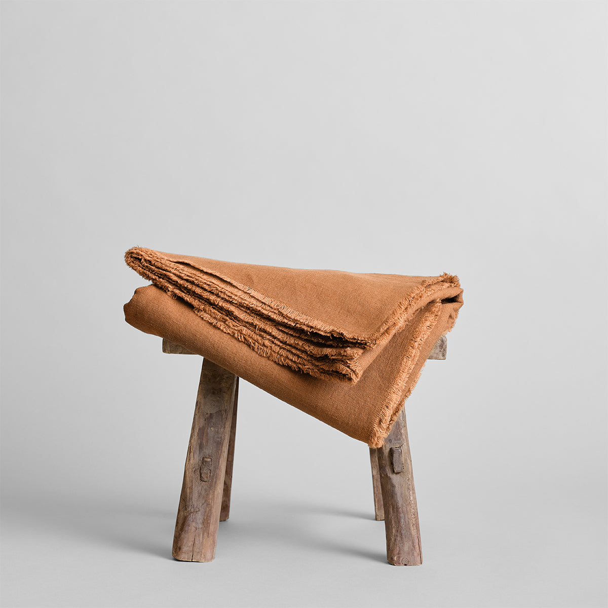 Fringed Linen Tablecloth