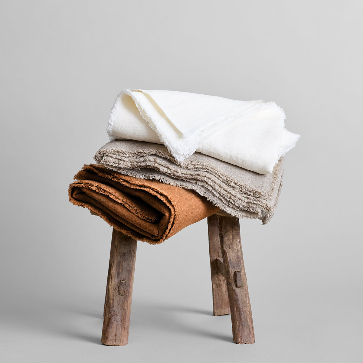 Fringed Linen Tablecloth