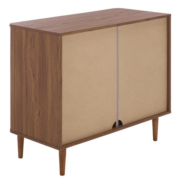 Brey 2 Door Compact Sideboard in Walnut