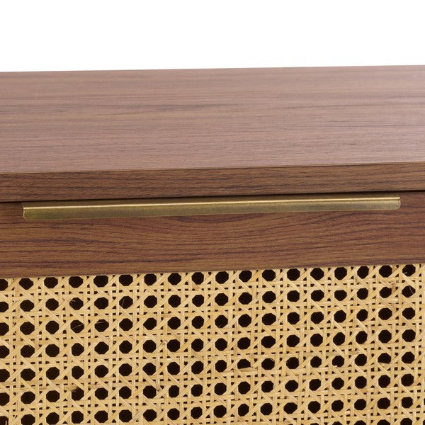 Brey 2 Door Compact Sideboard in Walnut