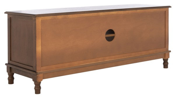 Ozark 2 Door & 1 Shelf Media Stand in Brown