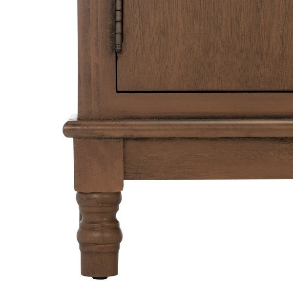 Ozark 2 Door & 1 Shelf Media Stand in Brown