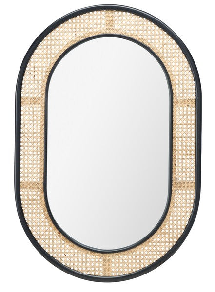 Cayce Black-Natural Mirror - The Mayfair Hall