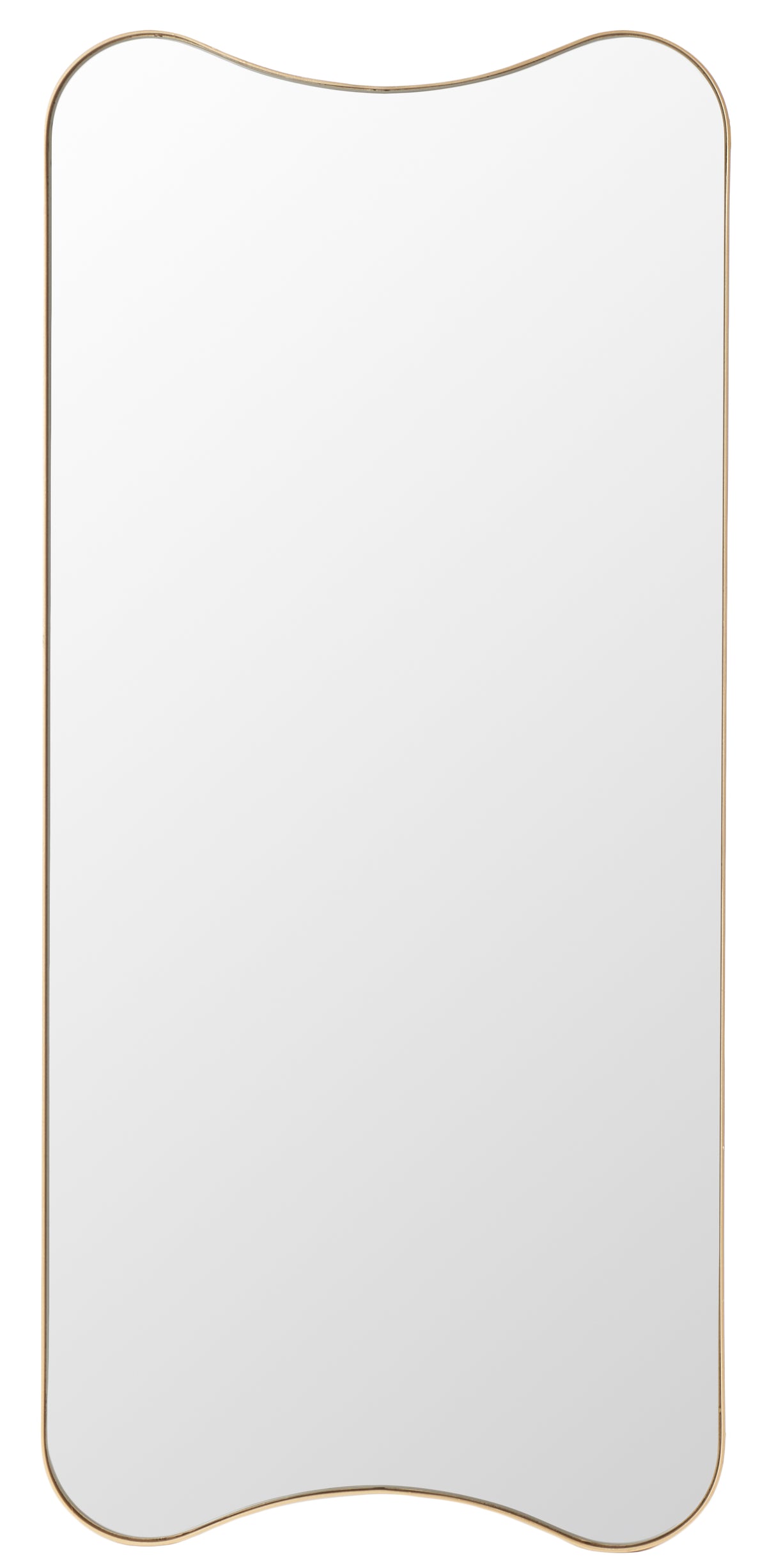 Hyla Iron Mirror in Gold — 14″