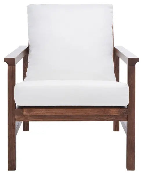 Maddison Walnut-Natural Cane Back Accent Chair - The Mayfair Hall