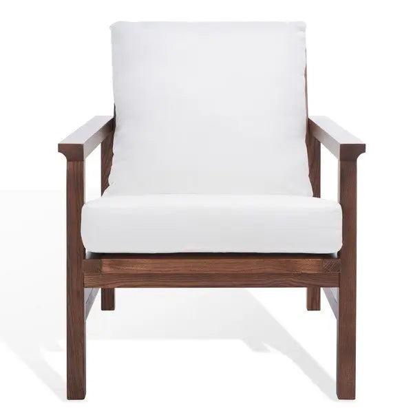 Maddison Walnut-Natural Cane Back Accent Chair - The Mayfair Hall