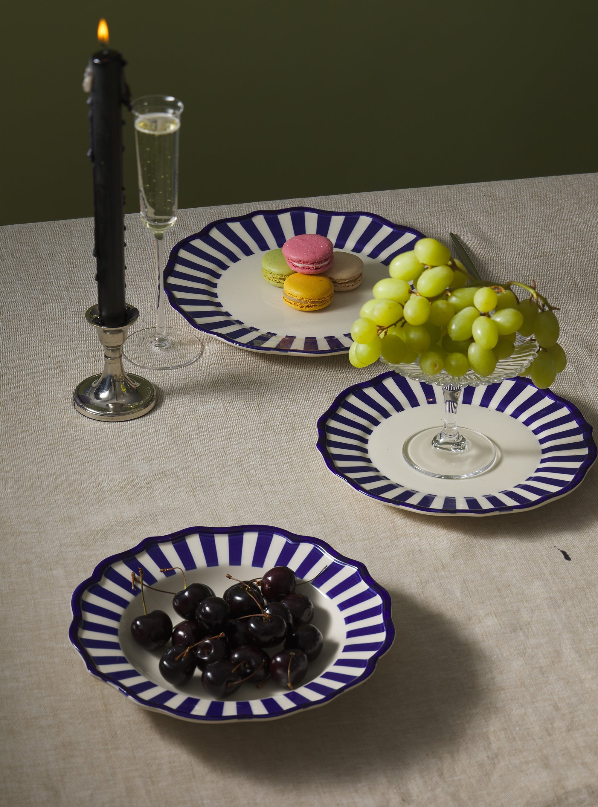 Riviera 12 Piece Dinnerware Set with Pasta Bowl