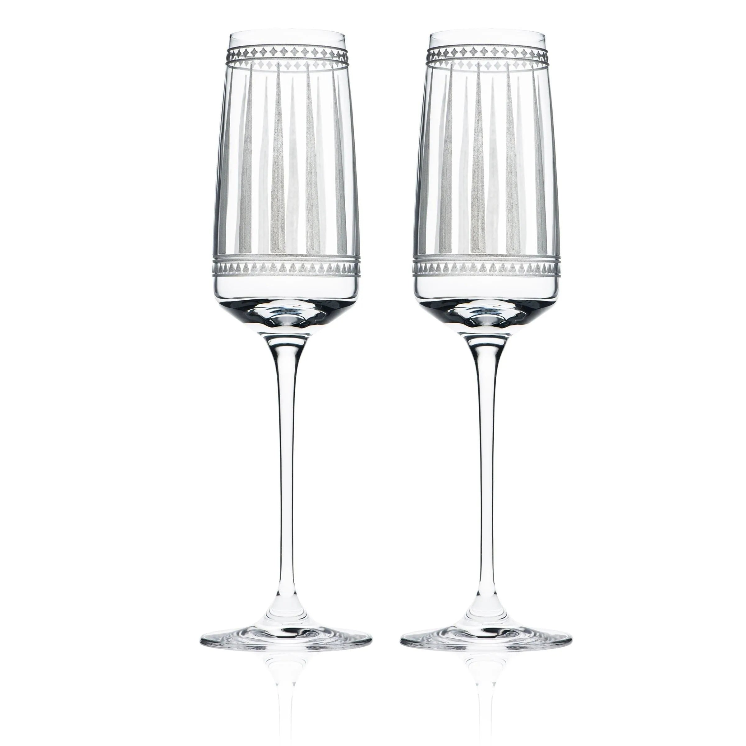 Marrakech Champagne Glasses, Set of 2 - The Mayfair Hall