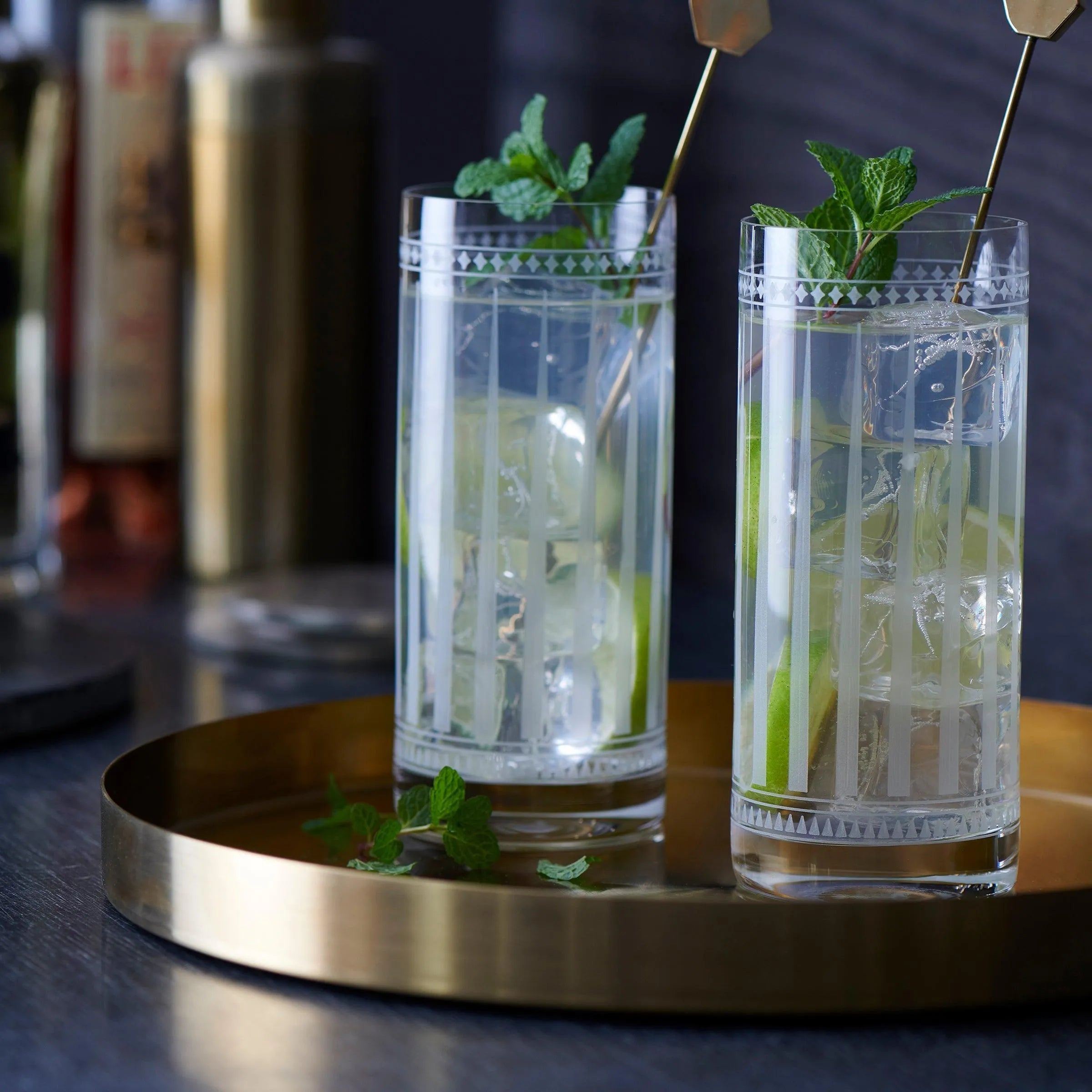 Caskata Wholesale Marrakech Highball Glasses, Set of 2