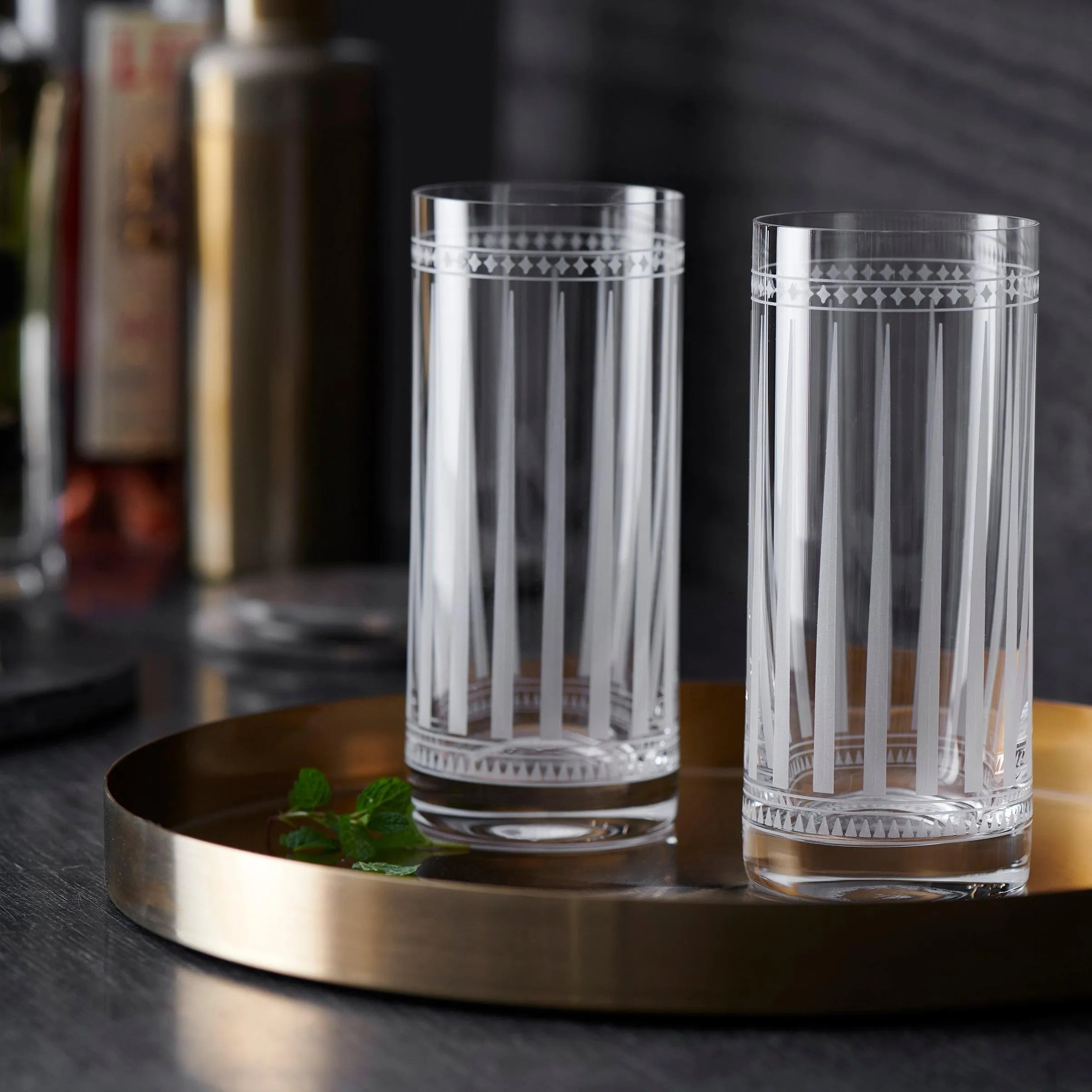 Caskata Wholesale Marrakech Highball Glasses, Set of 2