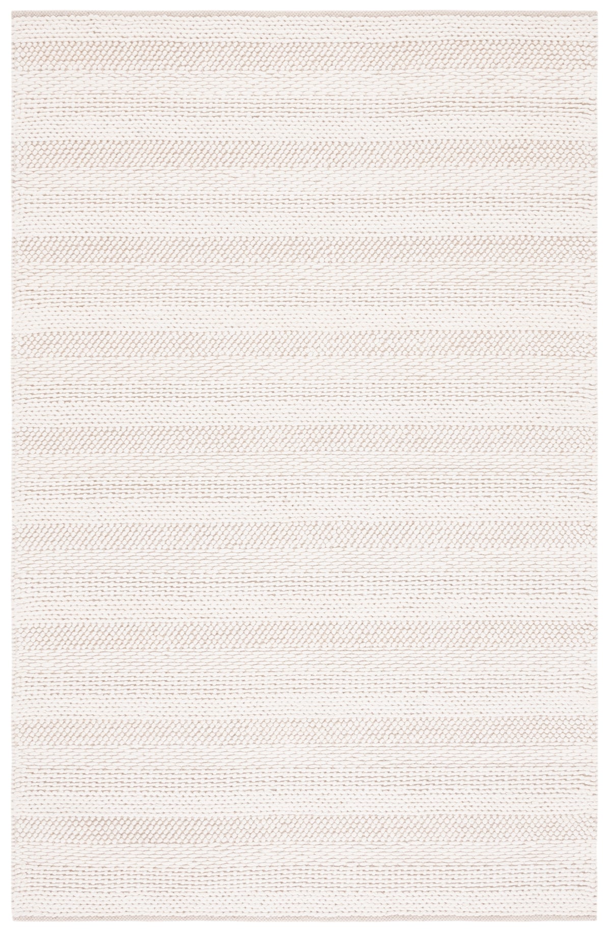 Natura Coastal Handwoven Area Rug in Ivory