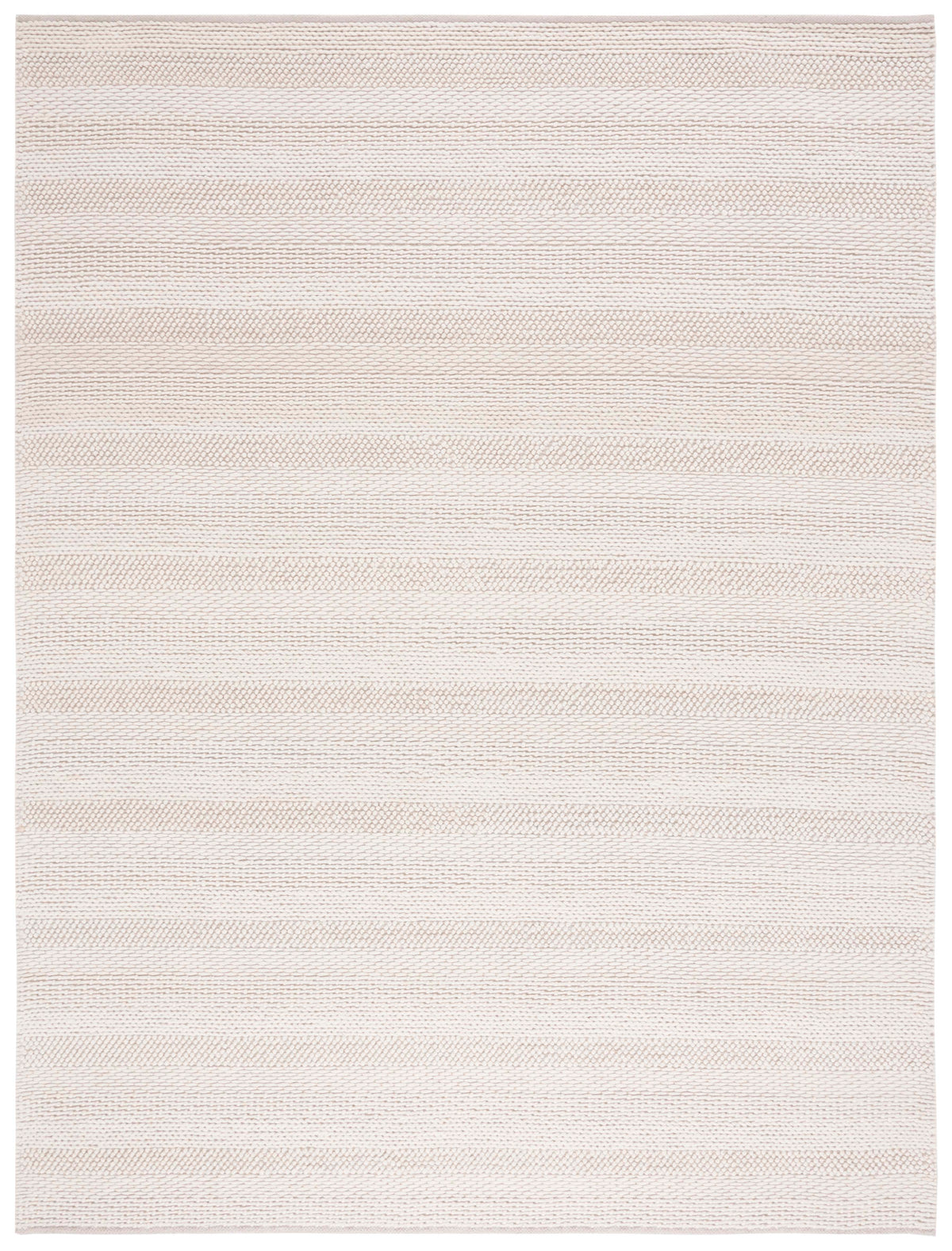 Natura Coastal Handwoven Area Rug in Ivory