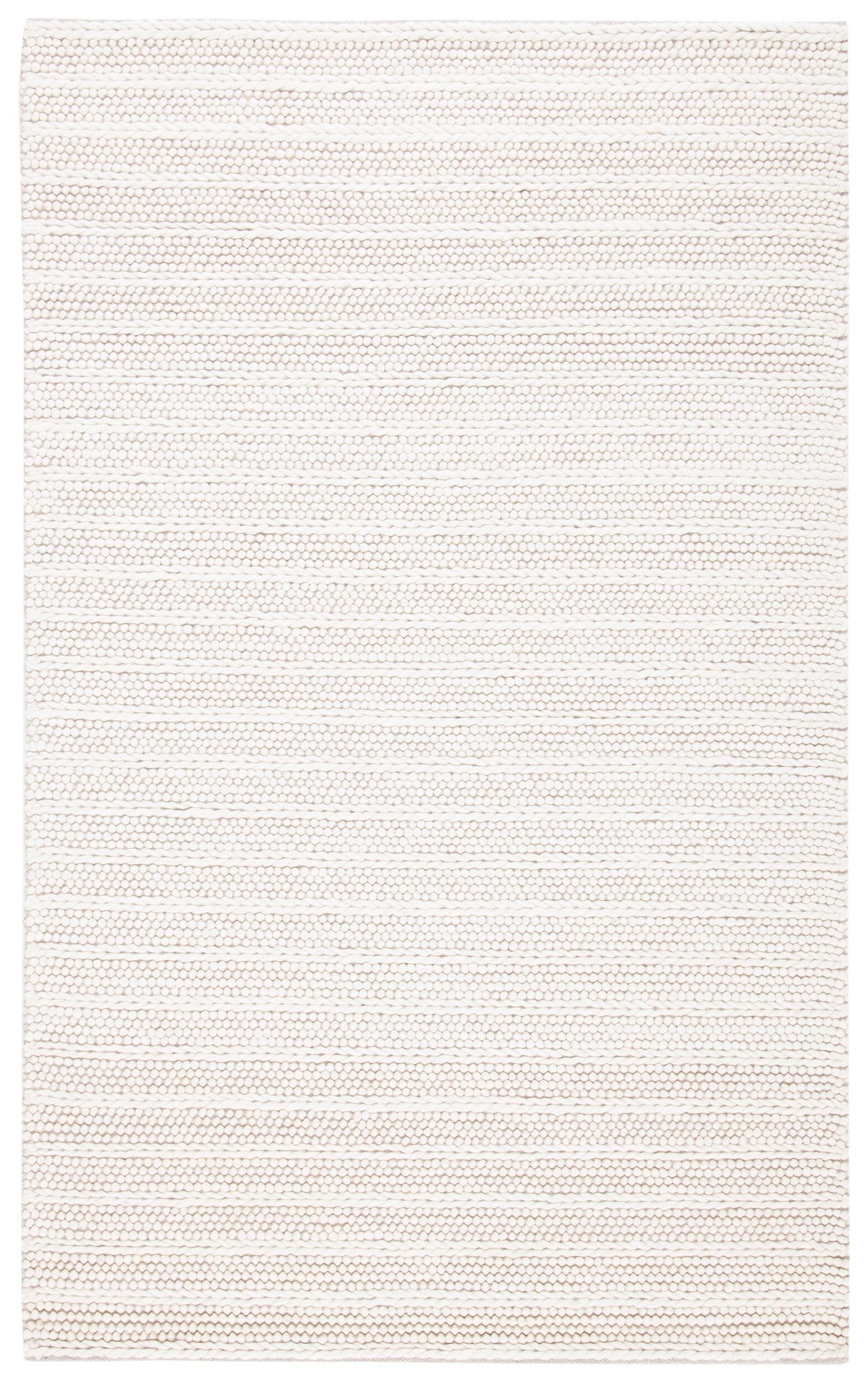 Natura Modern Flat Weave Area Rug in Ivory