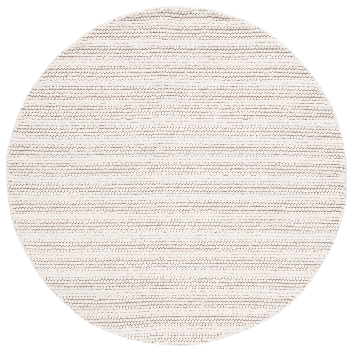 Natura Modern Flat Weave Area Rug in Ivory