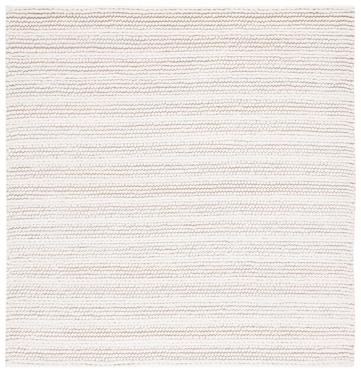 Natura Modern Flat Weave Area Rug in Ivory