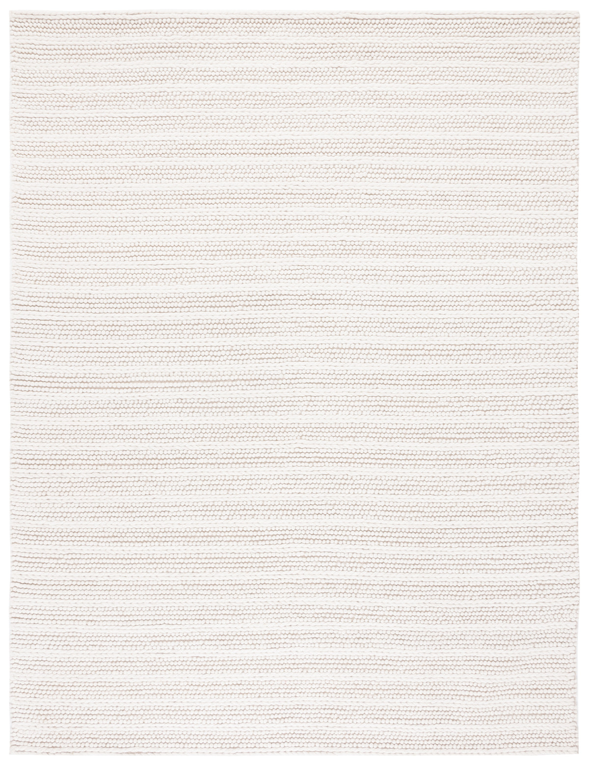 Natura Modern Flat Weave Area Rug in Ivory