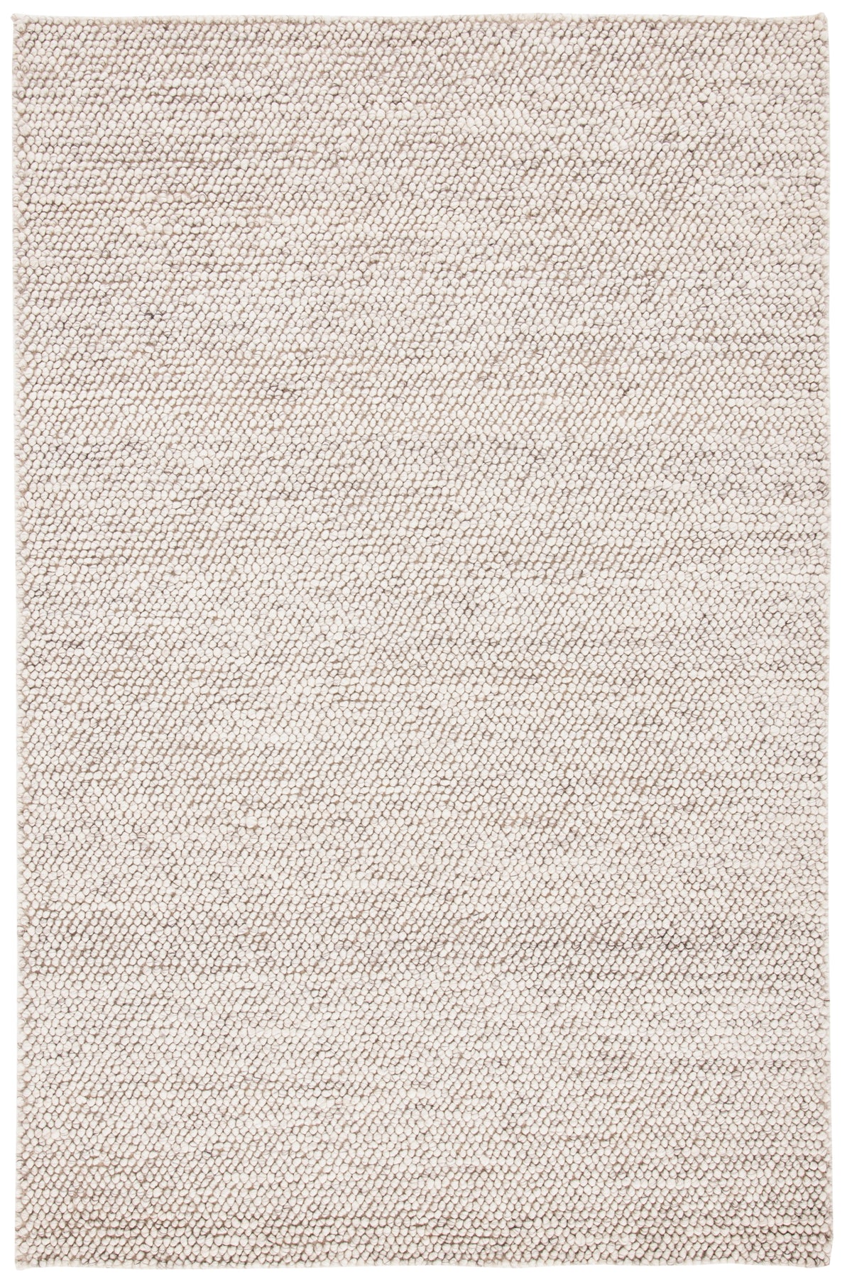 Natura Coastal Handwoven Area Rug in Gray and Ivory