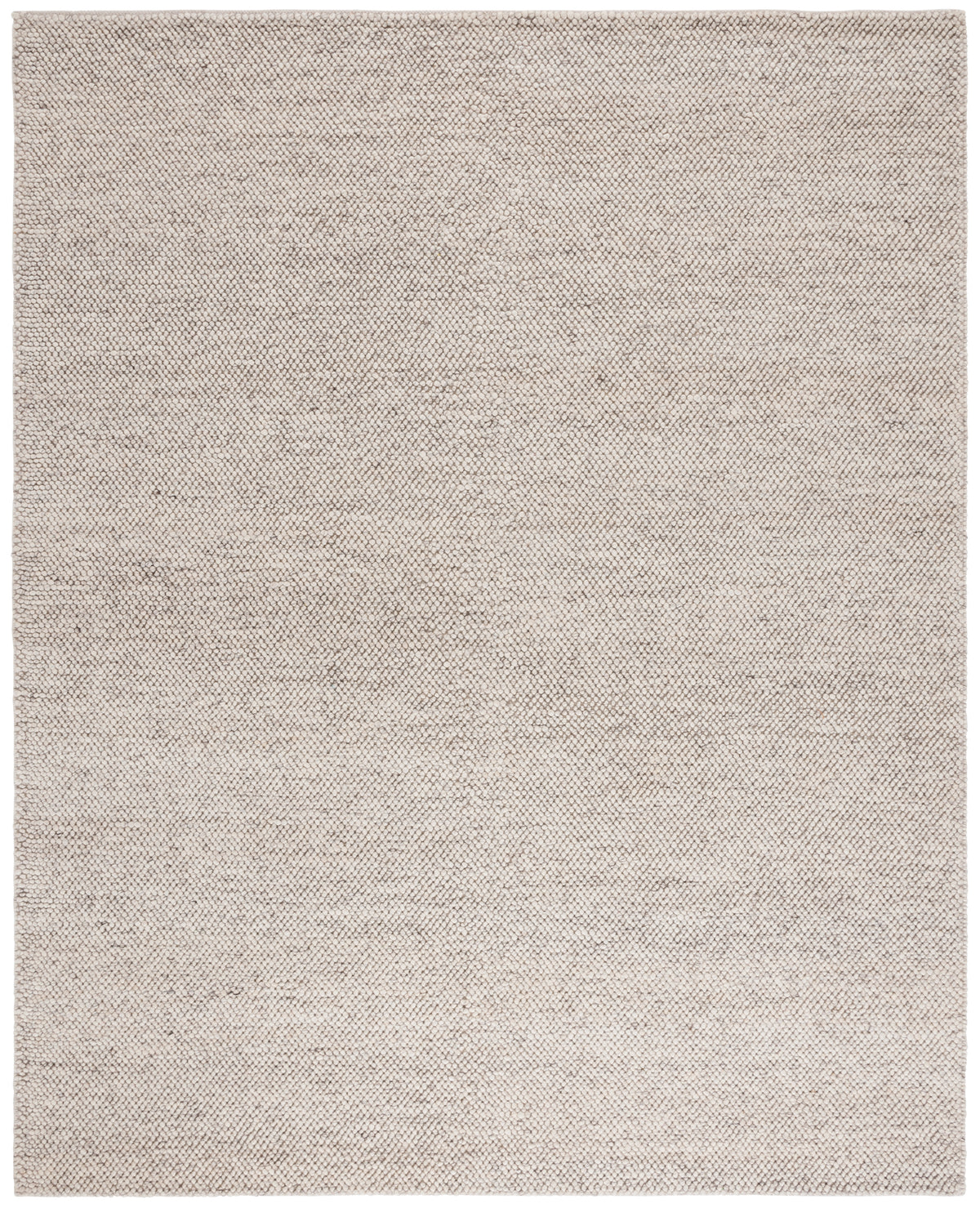 Natura Coastal Handwoven Area Rug in Gray and Ivory