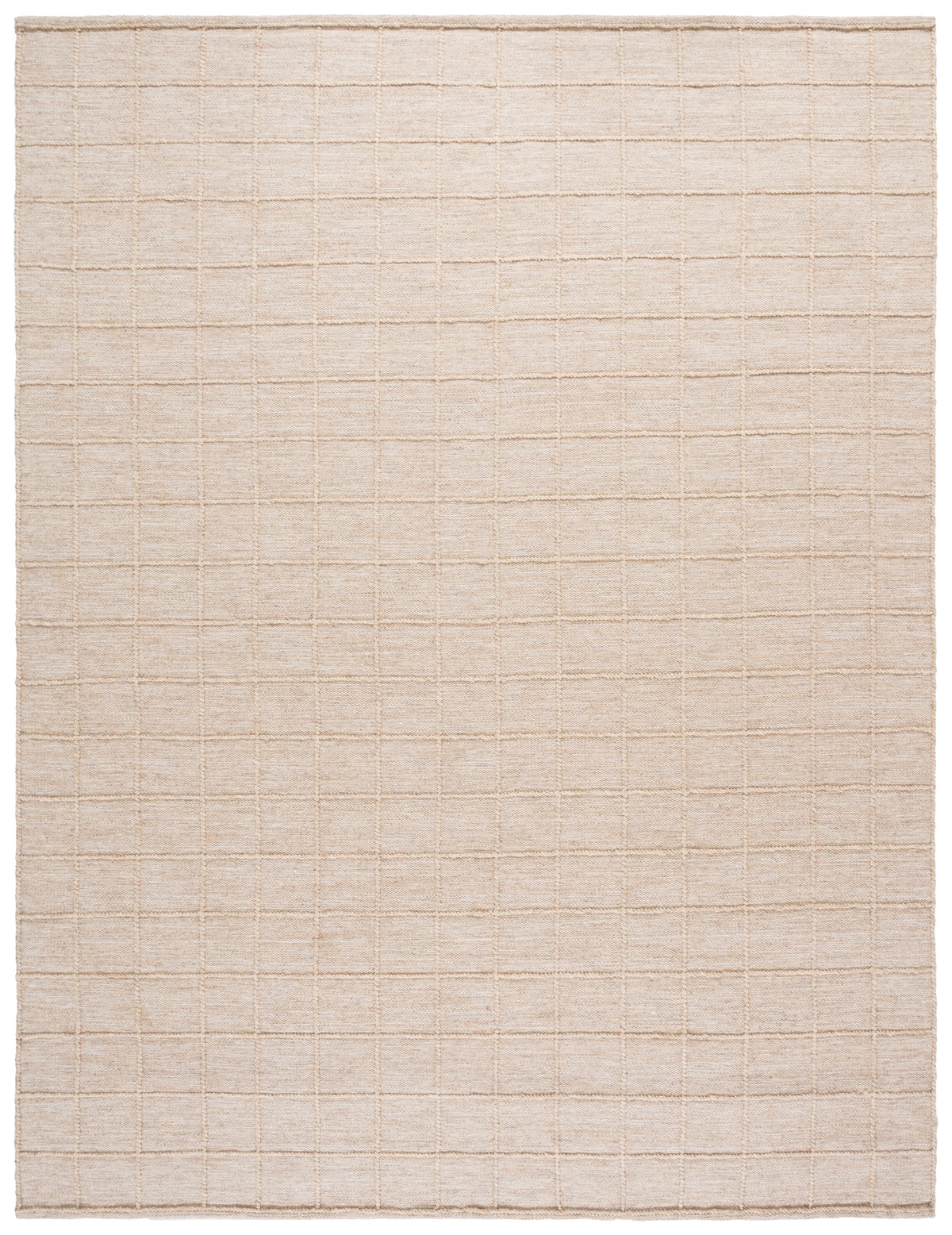 Natura Modern Handwoven Area Rug in Beige