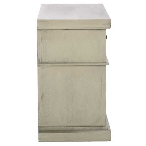Ahasu Nightstand in Natural Gray