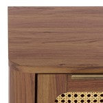 Brey 2 Drawer Nightstand in Walnut