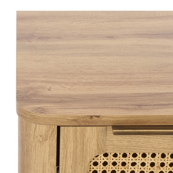Brey 2 Drawer Nightstand in Oak
