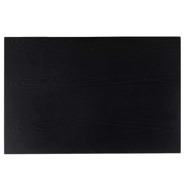 Arshia Wood Nightstand with 2 Drawer in Black