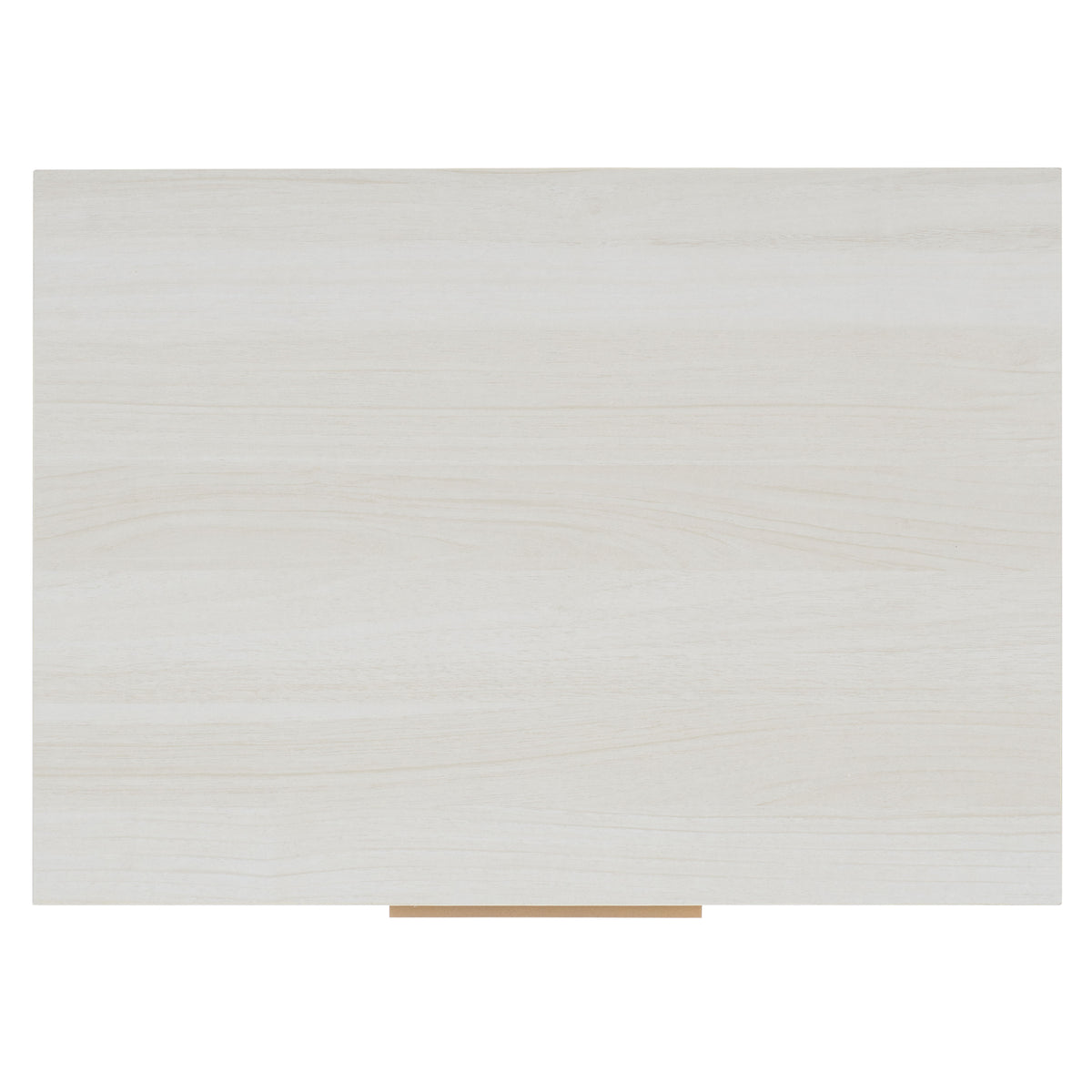 Lylia 2 Drawer Nightstand in Bleached White and Gold