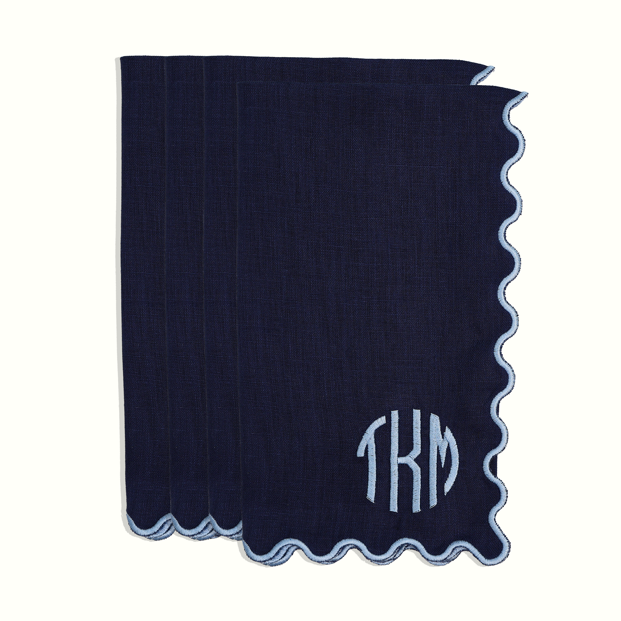 The Vivienne Dinner Napkins - Navy