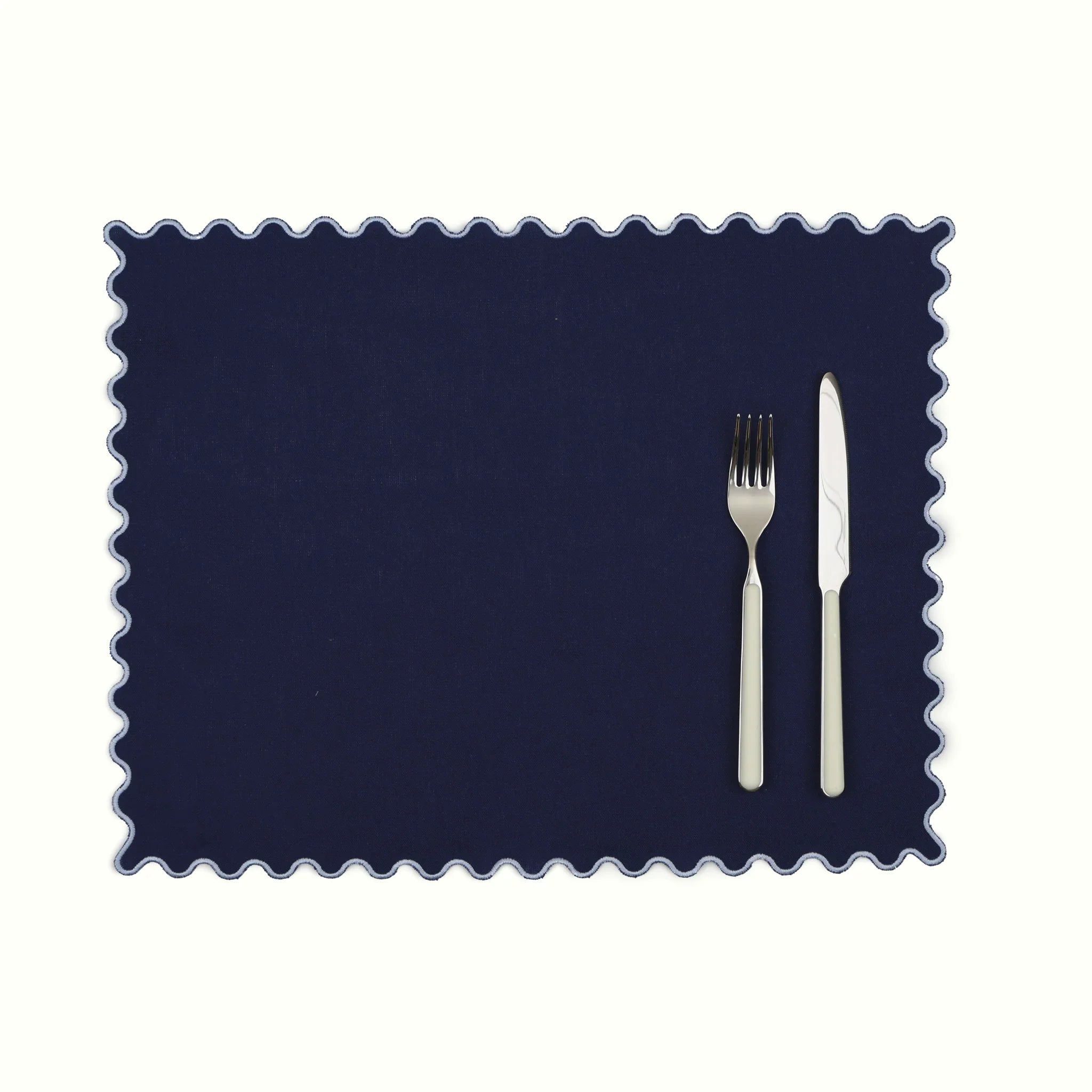 The Vivienne Placemats - Navy - The Mayfair Hall