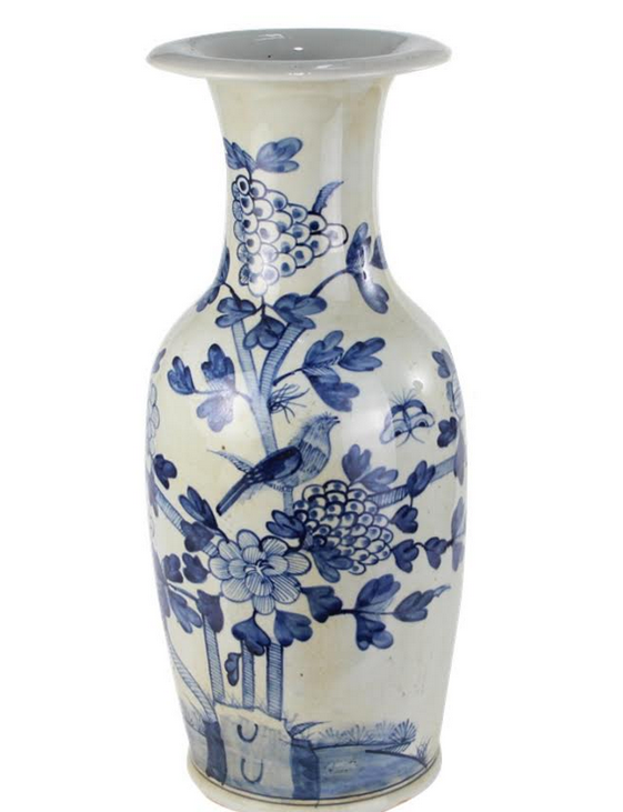 The Enchanted Home Bird and Floral Vase