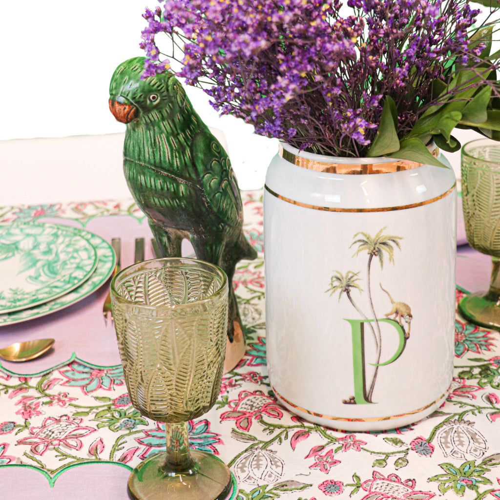 Olive Leaf Goblet - Set of 4