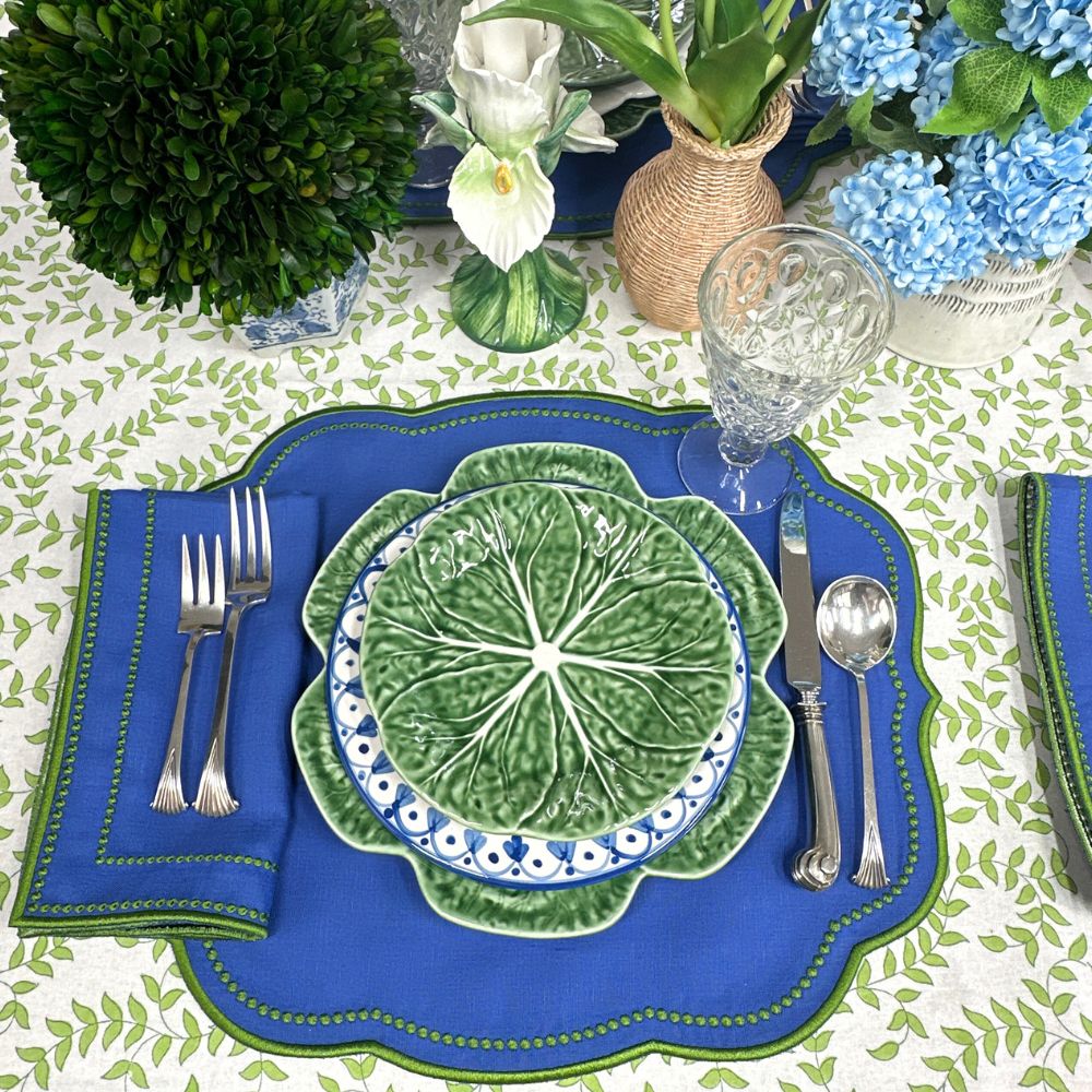 Light Green Leaves - Tablecloth