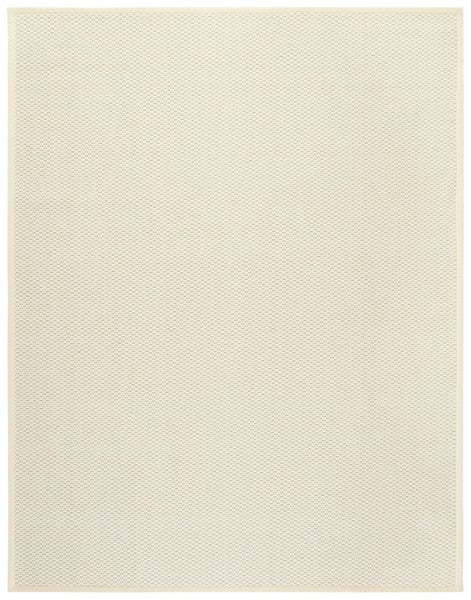 Palm Beach Wool and Sisal Rug in Ivory with Woven Pattern