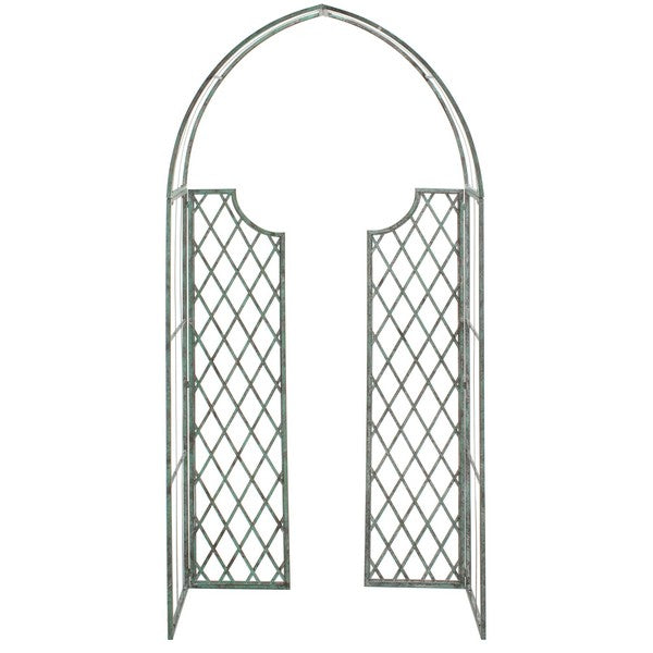 Jaida Iron Arbor in Antique Blue Green